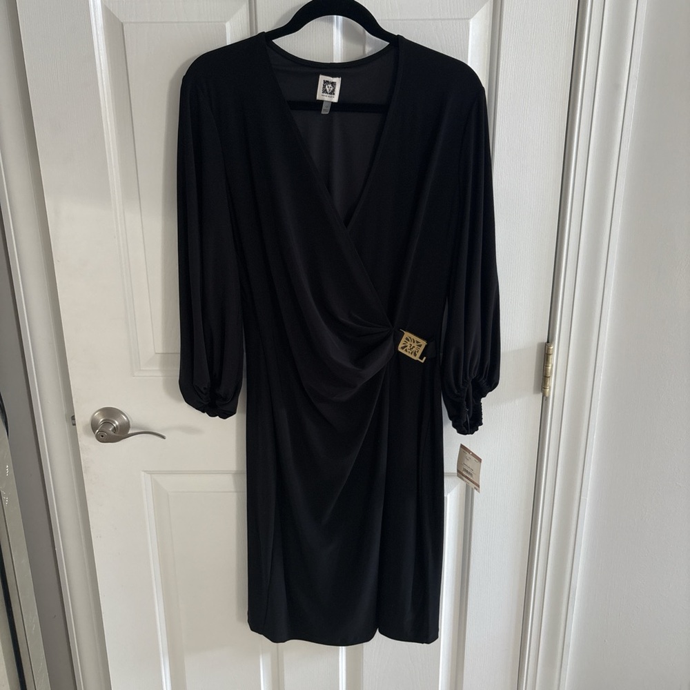 Anne Klein Women’s Midi Wrap Dress